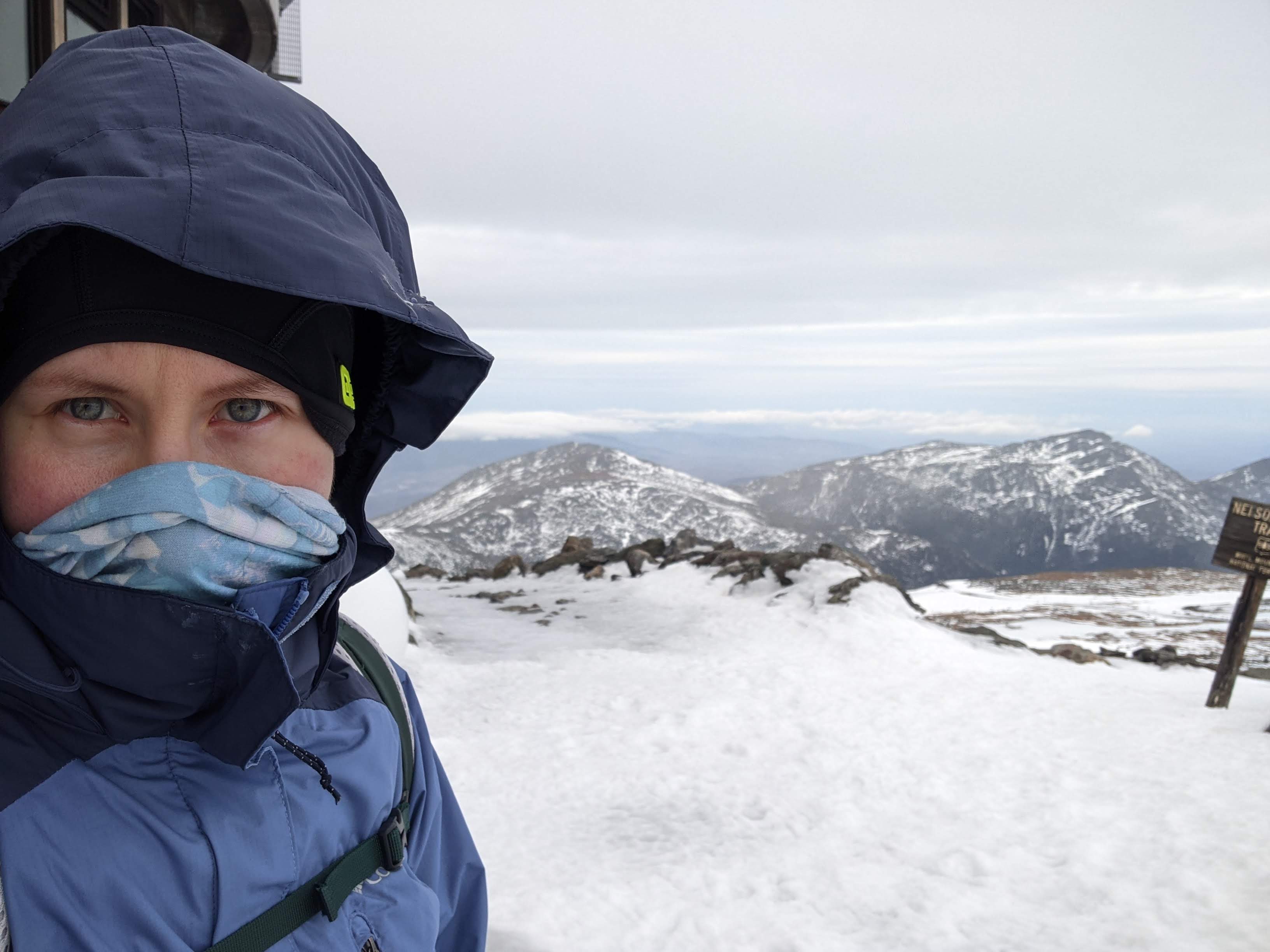 Winter summit view, Mount Washington — January 2023
